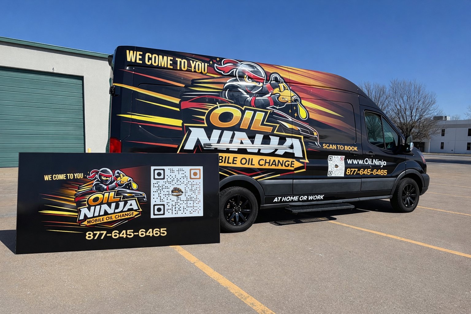 Oil Ninja technician replacing wiper blades in Springdale AR